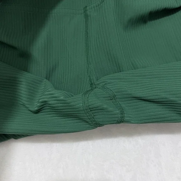 Lululemon Women's Base Pace HR Ribbed Tight Leggings Everglade Green Size 6 25" - Picture 10 of 13